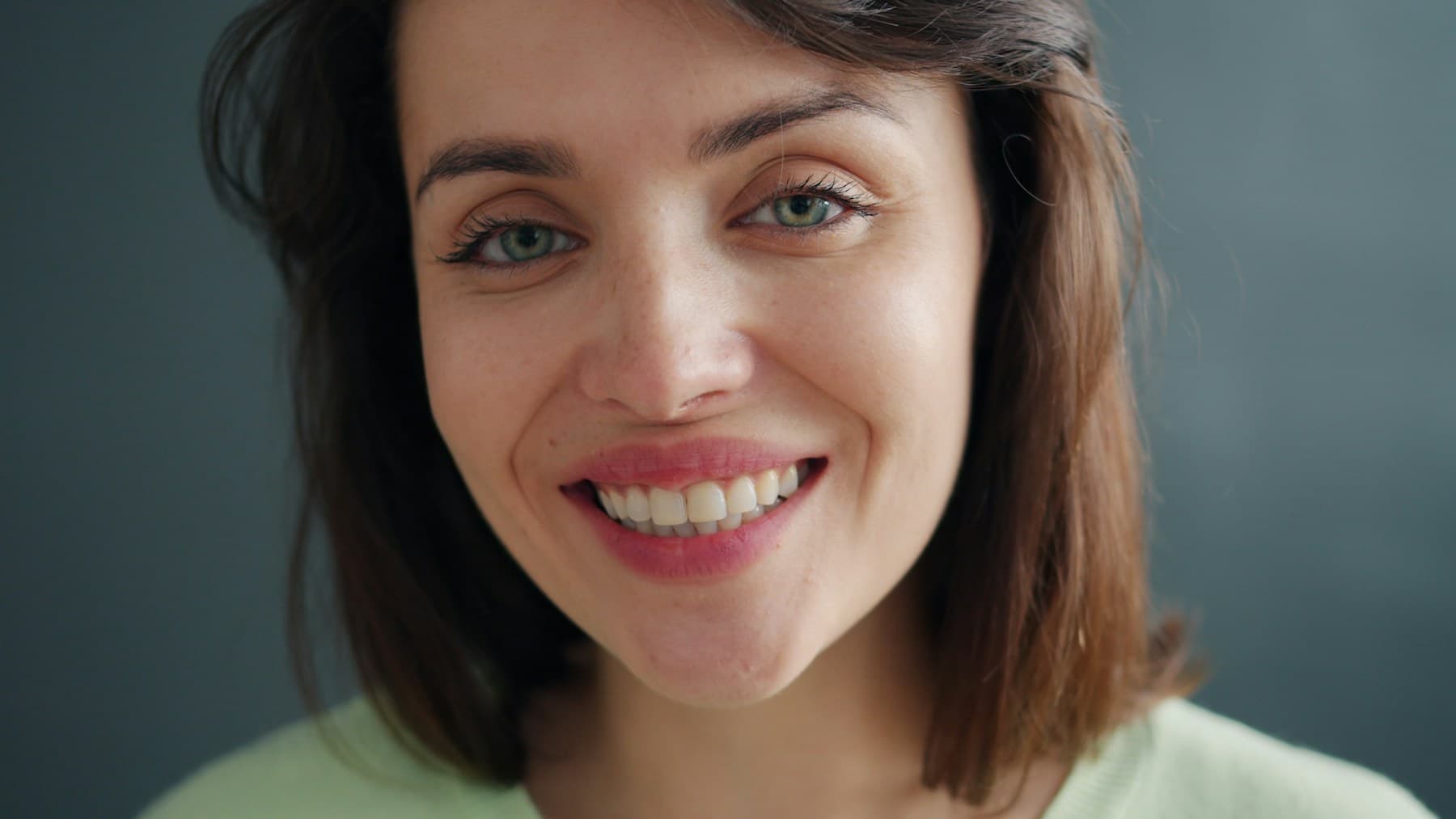 Smiling patient